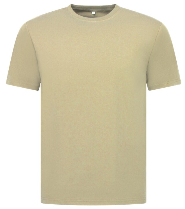 True Rise Oversized Herren-T-Shirt – Schlichtes weißes Herren-T-Shirt – MD6530 – Hellbraun
