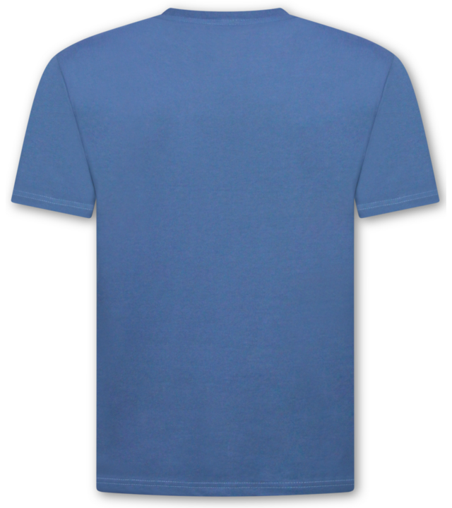True Rise Oversized Herren-T-Shirt – Schlichtes weißes Herren-T-Shirt – MD6530 – Dunkelblau