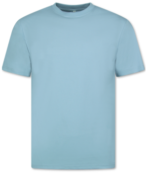 True Rise Oversized Herren-T-Shirt – Schlichtes weißes Herren-T-Shirt – MD6530 – Hellblau