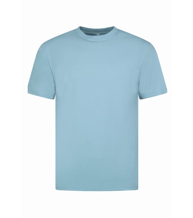 True Rise Oversized Herren-T-Shirt – Schlichtes weißes Herren-T-Shirt – MD6530 – Hellblau
