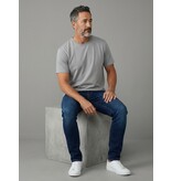 True Rise Oversized Herren-T-Shirt – Schlichtes weißes Herren-T-Shirt – MD6530 – Dunkelgrau