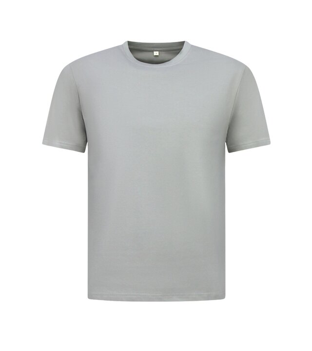 True Rise Oversized Herren-T-Shirt – Schlichtes weißes Herren-T-Shirt – MD6530 – Hellgrau