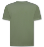 True Rise Oversized Herren-T-Shirt – Schlichtes weißes Herren-T-Shirt – MD6530 – Dunkelgrün