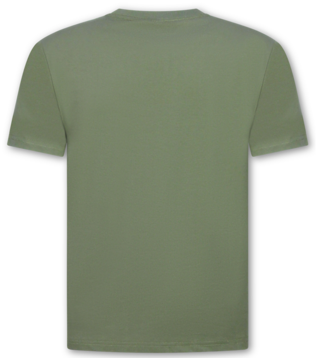 True Rise Oversized Herren-T-Shirt – Schlichtes weißes Herren-T-Shirt – MD6530 – Dunkelgrün