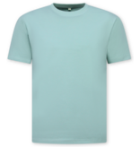 True Rise Oversized Herren-T-Shirt – Schlichtes weißes Herren-T-Shirt – MD6530 – Mintgrün