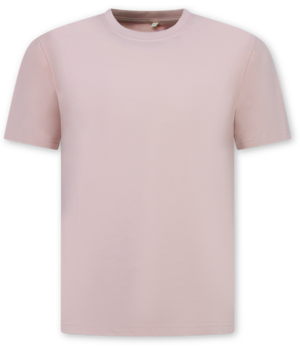 True Rise Oversized Herren-T-Shirt – Schlichtes weißes Herren-T-Shirt – MD6530 – Rosa