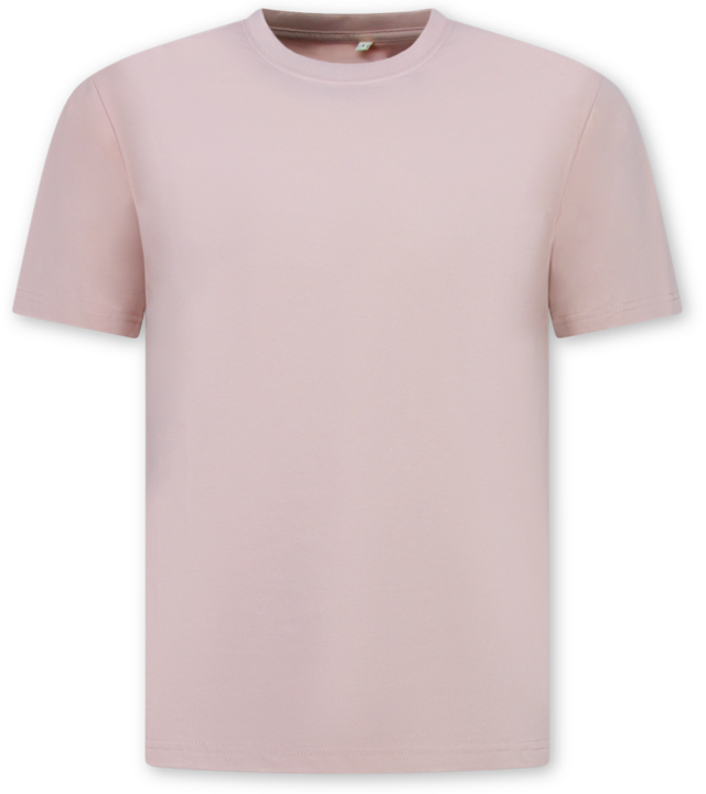 True Rise Oversized Herren-T-Shirt – Schlichtes weißes Herren-T-Shirt – MD6530 – Rosa