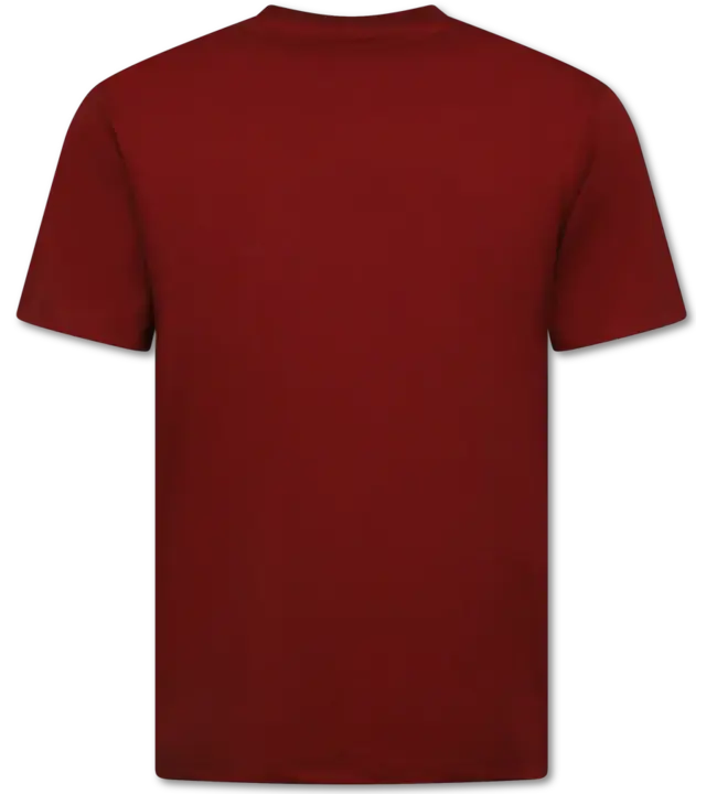 True Rise Oversized Herren-T-Shirt – Schlichtes weißes Herren-T-Shirt – MD6530 – Bordeaux