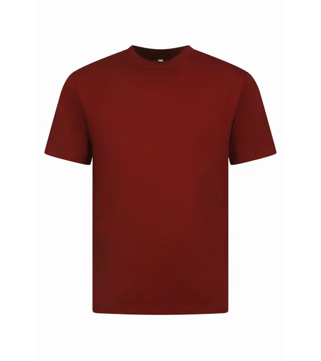 True Rise Oversized Herren-T-Shirt – Schlichtes weißes Herren-T-Shirt – MD6530 – Bordeaux