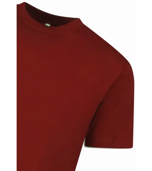 True Rise Oversized Herren-T-Shirt – Schlichtes weißes Herren-T-Shirt – MD6530 – Bordeaux