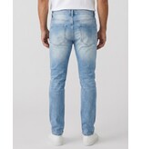 True Rise Ripped Jeans Herren Slim Fit - Herrenjeans - Stretchjeans für Herren - 8409 - Hellblau