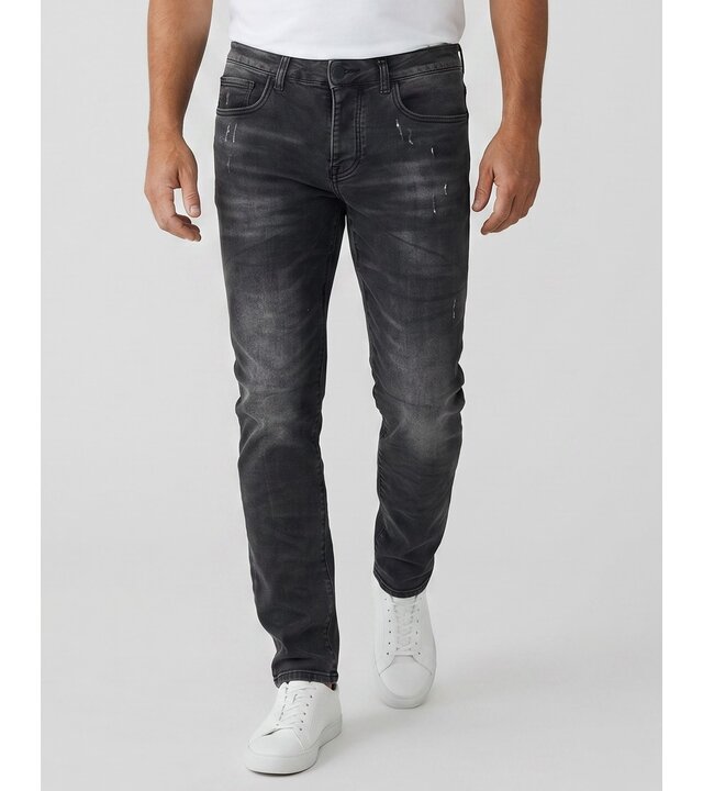 True Rise Slim-Fit-Jeans für Herren – Jeans für Erwachsene – Stretch-Jeans für Herren – 8373 – Grau