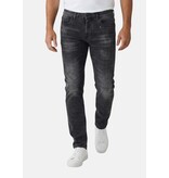 True Rise Slim-Fit-Jeans für Herren – Jeans für Erwachsene – Stretch-Jeans für Herren – 8373 – Grau