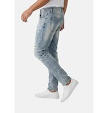True Rise Ripped Jeans Herren Stretch Slim Fit Jeans - Herrenjeans -8311- Blau