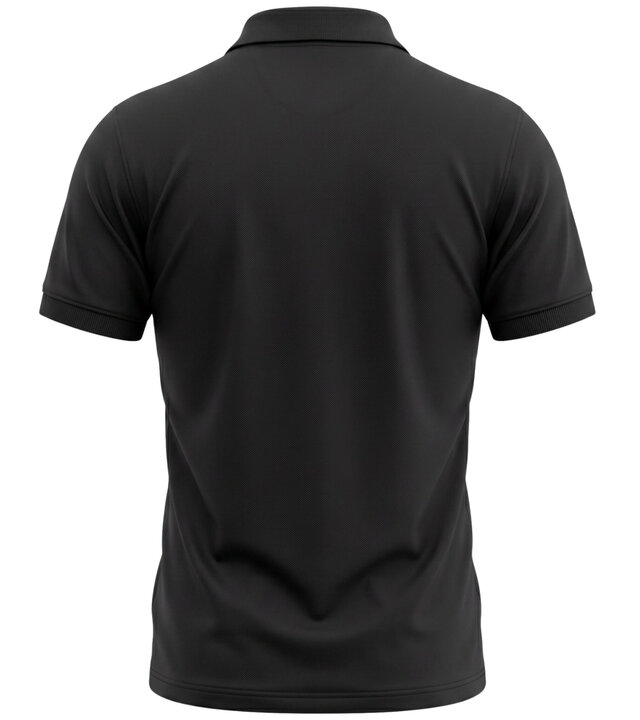 True Rise Kurzarm-Poloshirt für Herren – Herren-Poloshirt – Slim-Fit-Poloshirt für Herren – A150-1 – Schwarz