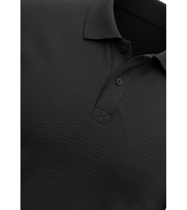 True Rise Kurzarm-Poloshirt für Herren – Herren-Poloshirt – Slim-Fit-Poloshirt für Herren – A150-1 – Schwarz