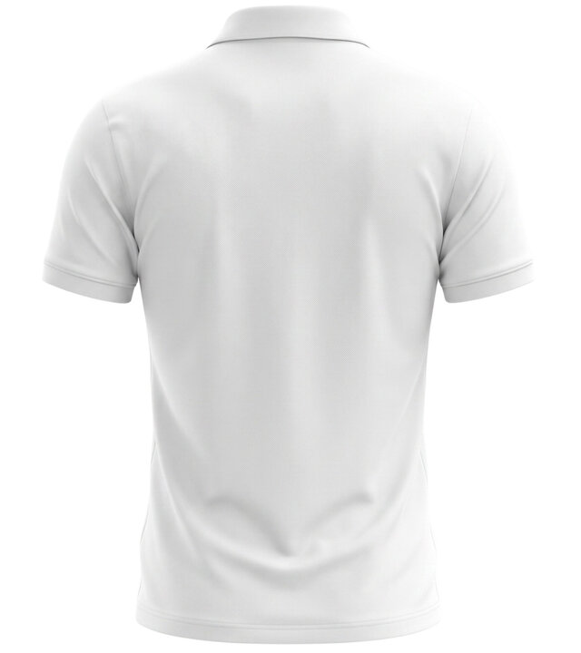 True Rise Polo Herren – Kurzarm-Polohemd für Herren – Slim Fit – A150-2 – Weiß