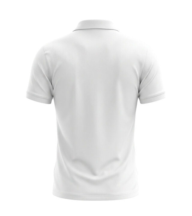 True Rise Polo Herren – Kurzarm-Polohemd für Herren – Slim Fit – A150-2 – Weiß
