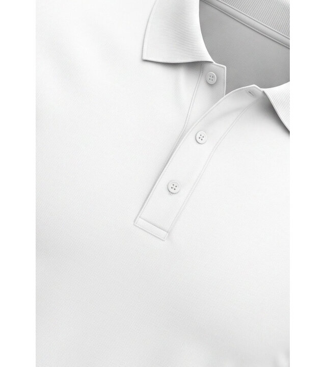 True Rise Polo Herren – Kurzarm-Polohemd für Herren – Slim Fit – A150-2 – Weiß