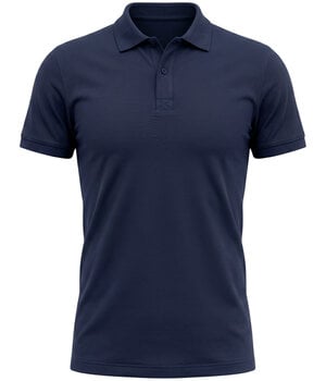 True Rise Herren-Poloshirt – Kurzarm-Poloshirt für Herren – Slim Fit – A150-3 – Marineblau