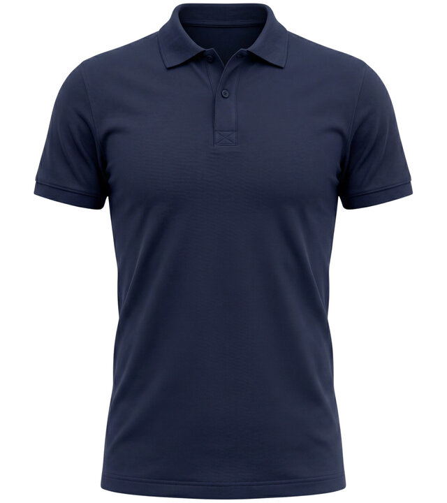 True Rise  Herren-Poloshirt – Kurzarm-Poloshirt für Herren – Slim Fit – A150-3 – Marineblau