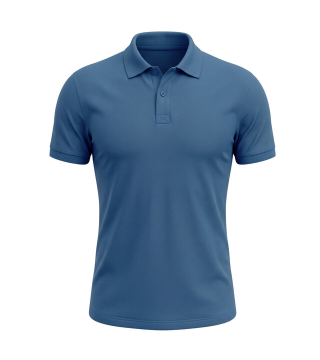 True Rise Poloshirt für Herren – Kurzarm-Poloshirt für Herren – Slim Fit – A150-10 – Sturmblau
