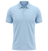 True Rise Herren-Polohemd mit kurzen Ärmeln – Slim Fit – A150-32 – Hellblau