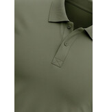 True Rise Herren-Polohemd – Kurzarm-Polohemd für Herren – Slim Fit – A150-33 – Olivgrün