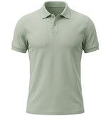 True Rise Polo Herren – Kurzarm-Polohemd – Slim Fit – A150-28 – Salbeigrün