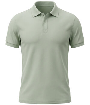 True Rise Polo Herren – Kurzarm-Polohemd – Slim Fit – A150-28 – Salbeigrün