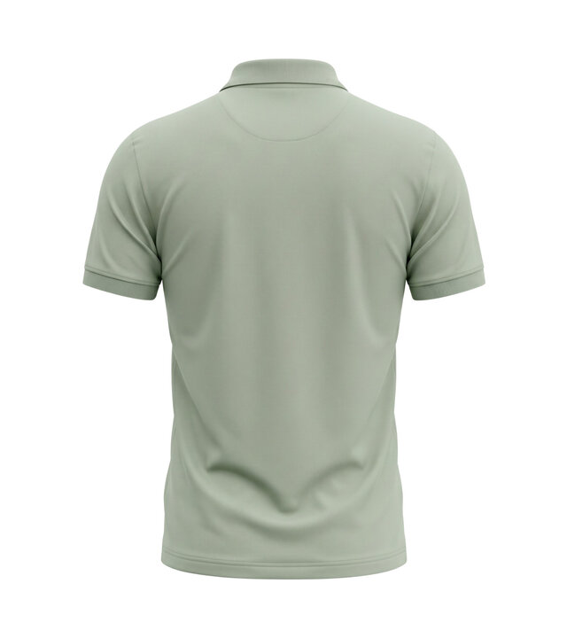 True Rise Polo Herren – Kurzarm-Polohemd – Slim Fit – A150-28 – Salbeigrün