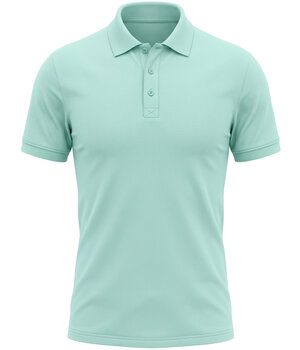 True Rise Polohemden für Herren, Kurzarm - Polo Herren - Slim Fit - A150-27 - Türkis