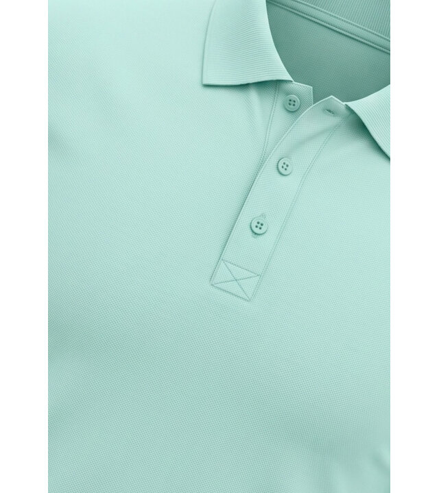 True Rise Polohemden für Herren, Kurzarm - Polo Herren - Slim Fit - A150-27 - Türkis