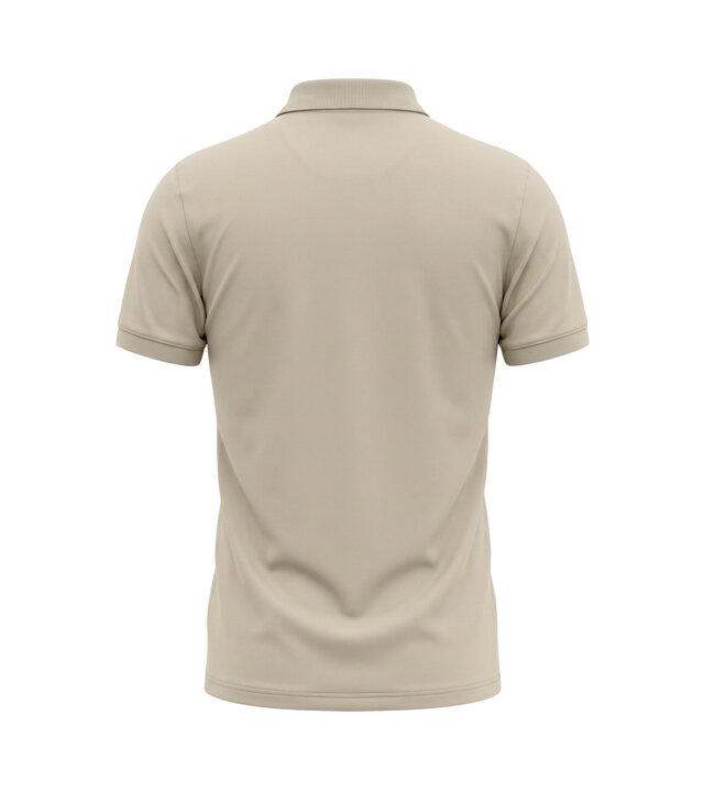 True Rise Polo Herren Slim Fit – Kurzarm-Poloshirt – A150-23 – Beige