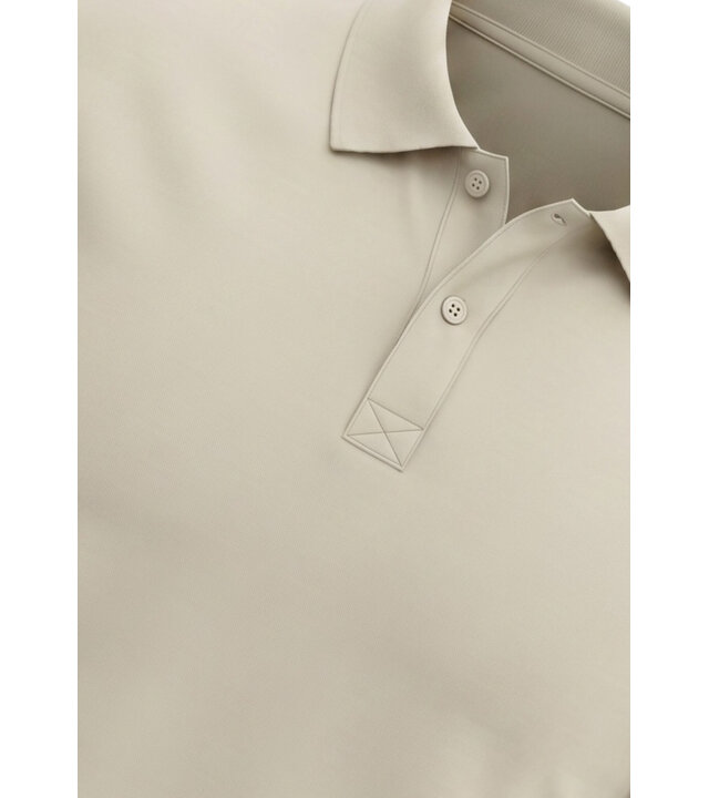 True Rise Polo Herren Slim Fit – Kurzarm-Poloshirt – A150-23 – Beige