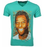 Mascherano T Shirt Herren - Pele - Grün