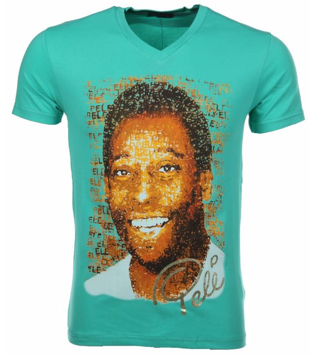 Mascherano T Shirt Herren - Pele - Grün