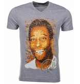 Mascherano T Shirt Herren - Pele - Grau