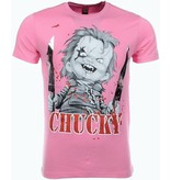 Mascherano T Shirt Herren  - Chucky - Rosa