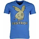T Shirt Herren - Destroy - Blau