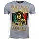 T Shirt Herren - Bob Marley Buffalo Soldier Print - Grau