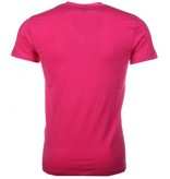 Mascherano T Shirt Herren - Destroy Print - Rosa