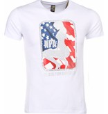 Mascherano T Shirt Herren - NPA Print - Weiß