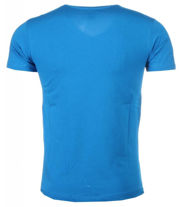 Mascherano T Shirt Herren - Black Edition Print - Blau