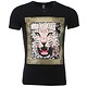 T Shirt Herren - Tiger Druck-  Schwarz