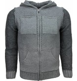 Enos Sweatjacke - Herren-pullover - Wolle - Grün