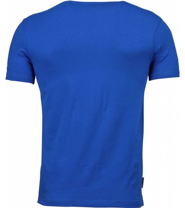 Local Fanatic T Shirt Herren - The Ladies Love Me Print - Blau