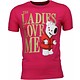 T Shirt Herren - The Ladies Love Me Print - Rosa