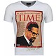 Malcolm X - T Shirt Herren - Weiß