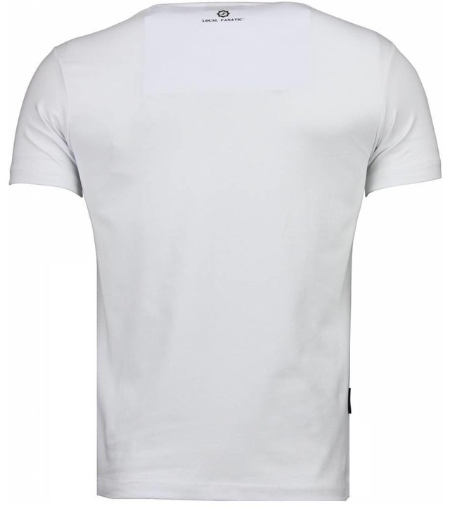 Local Fanatic One Dollar Eye - T Shirt Herren - Weiß